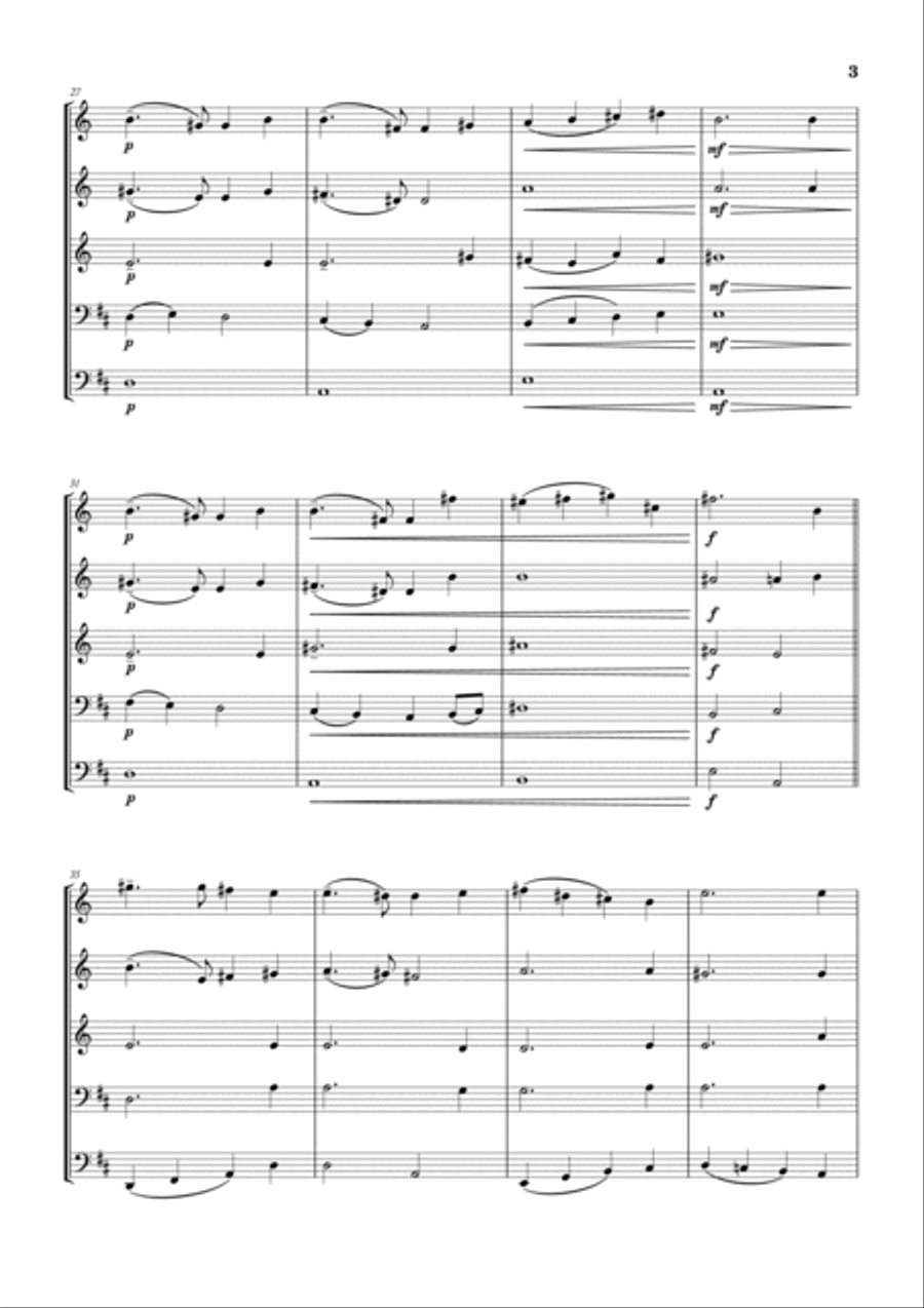 America, The Beautiful Brass Ensemble scores gallery preview page 4