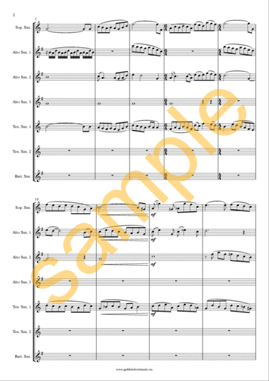 Cinema Paradiso - sax choir image number null