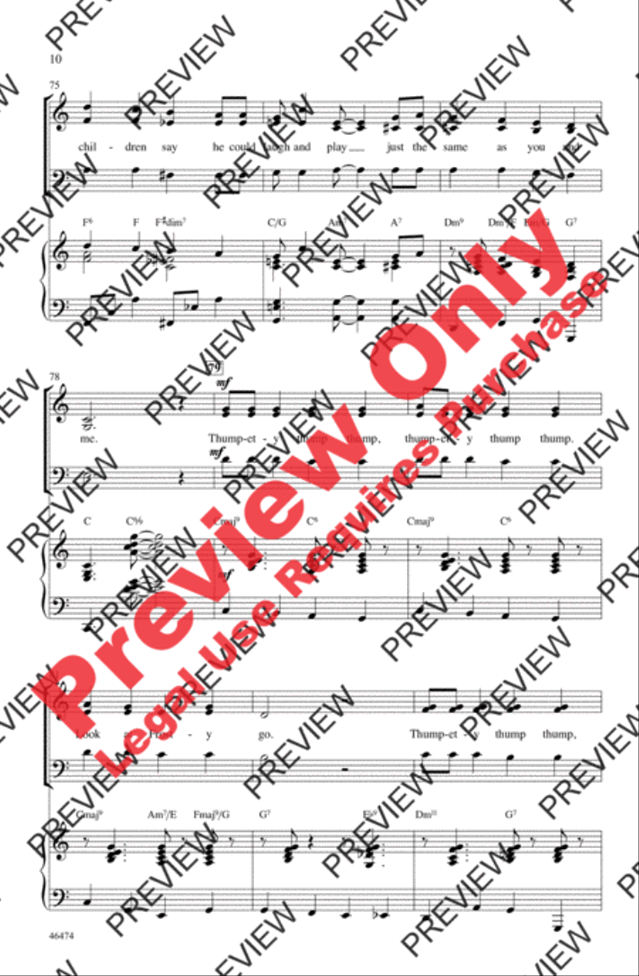 Rudolph, Frosty, and Suzy 3-Part scores gallery preview page 10