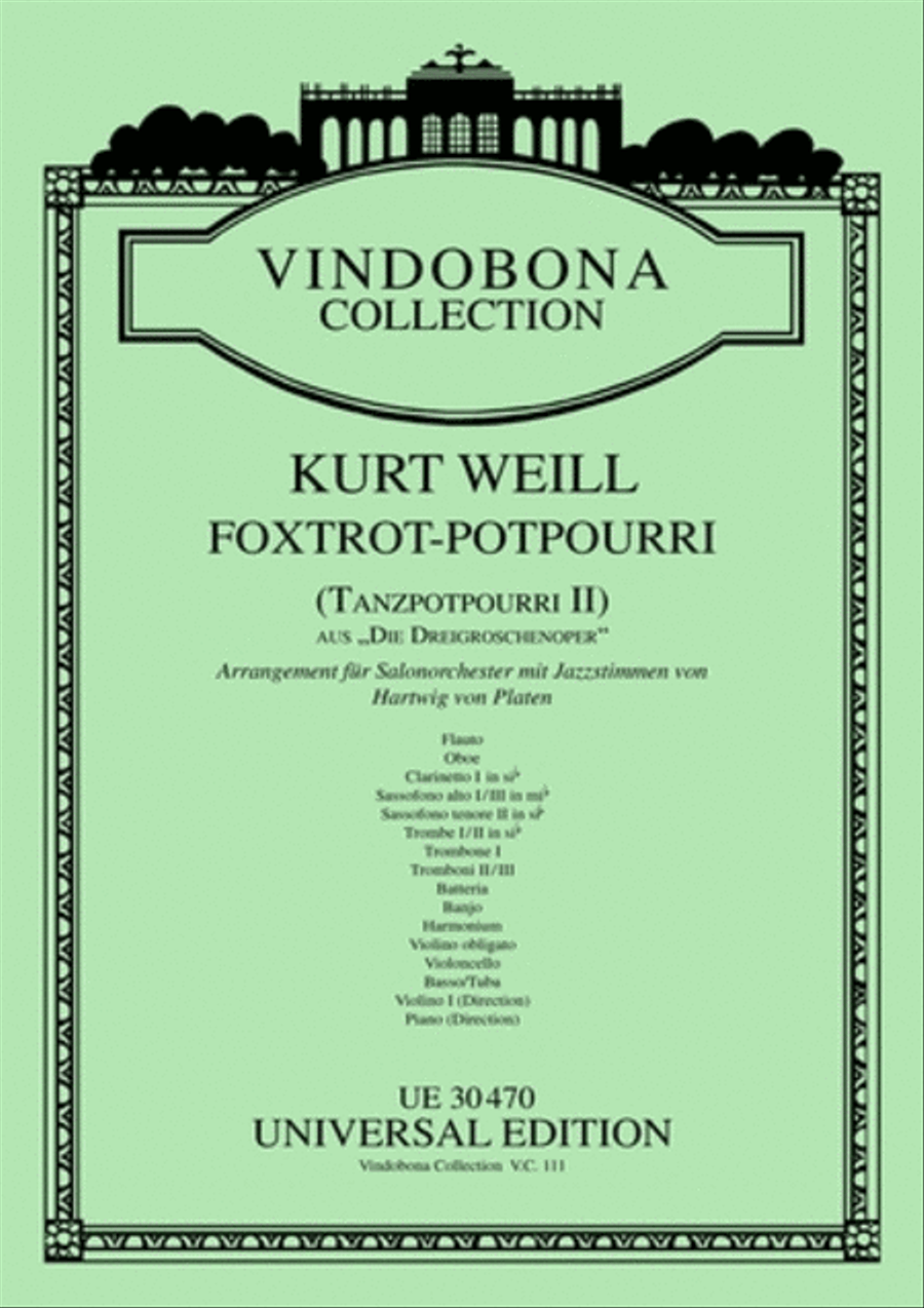 Foxtrot-Potpourri (Tanzpotpourri II) Orchestra scores gallery preview page 1