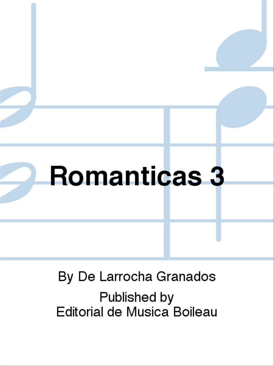 Romanticas 3 Piano Solo scores gallery preview page 1