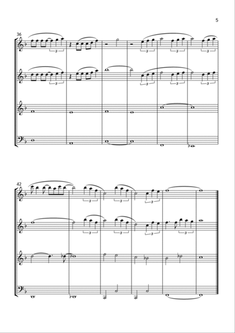 Part Of Your World (reprise) Woodwind Quartet scores gallery preview page 5