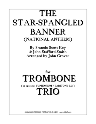 Book cover for The Star-Spangled Banner (National Anthem) - Trombone Trio