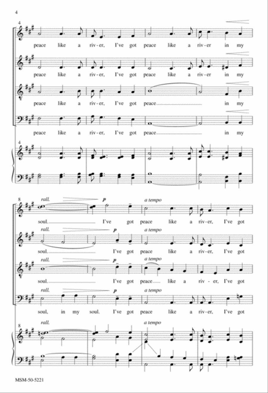 Peace Like a River Peace Like a River Divisi scores gallery preview page 3