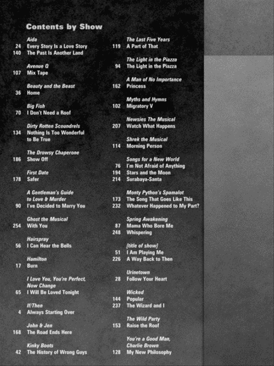 The Contemporary Singing Actor - Volume 2, Third Edition Voice scores gallery preview page 3