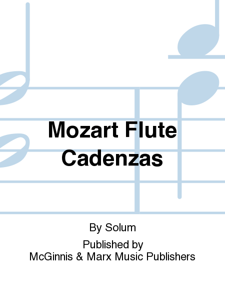 Mozart Flute Cadenzas