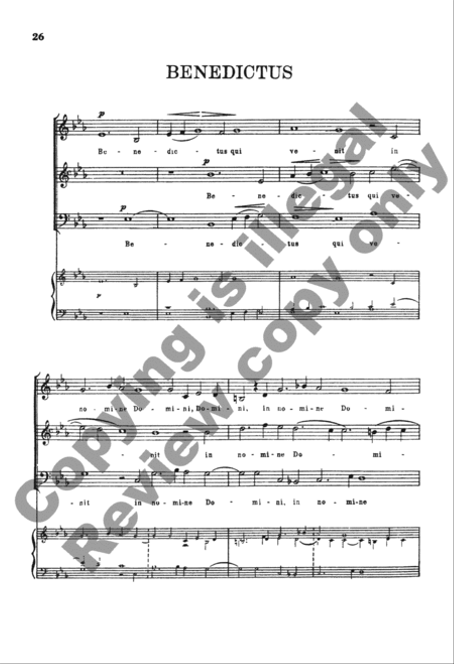 Mass for Three Voices ATB scores gallery preview page 14