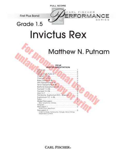 Invictus Rex image number null