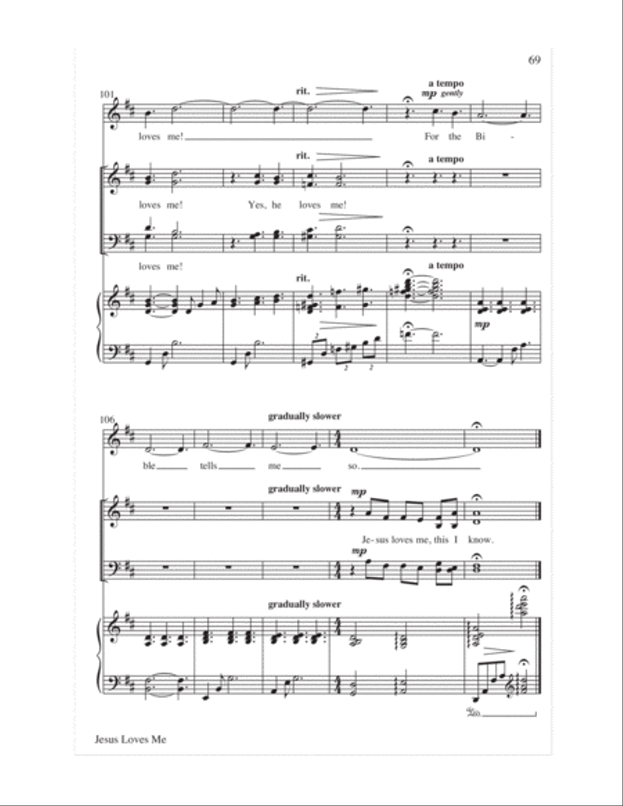 Let the Children Sing 4-Part scores gallery preview page 71