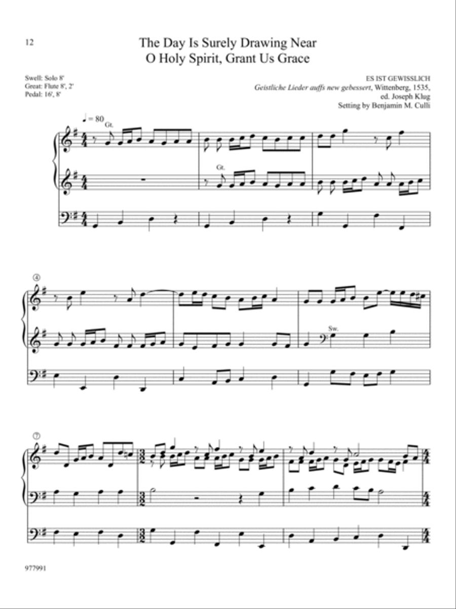 Hymn Tune Innovations: Five Preludes on God's Love and Grace Organ scores gallery preview page 4