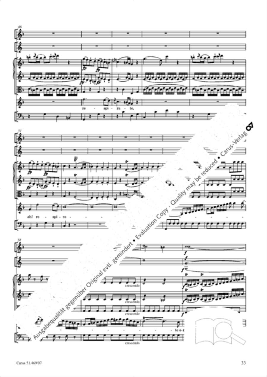 Davide penitente 4-Part scores gallery preview page 46