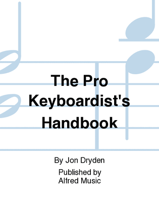 Book cover for The Pro Keyboardist's Handbook