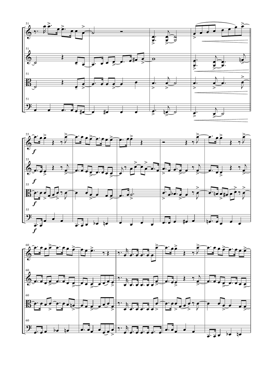 Waterloo String Quartet scores gallery preview page 5