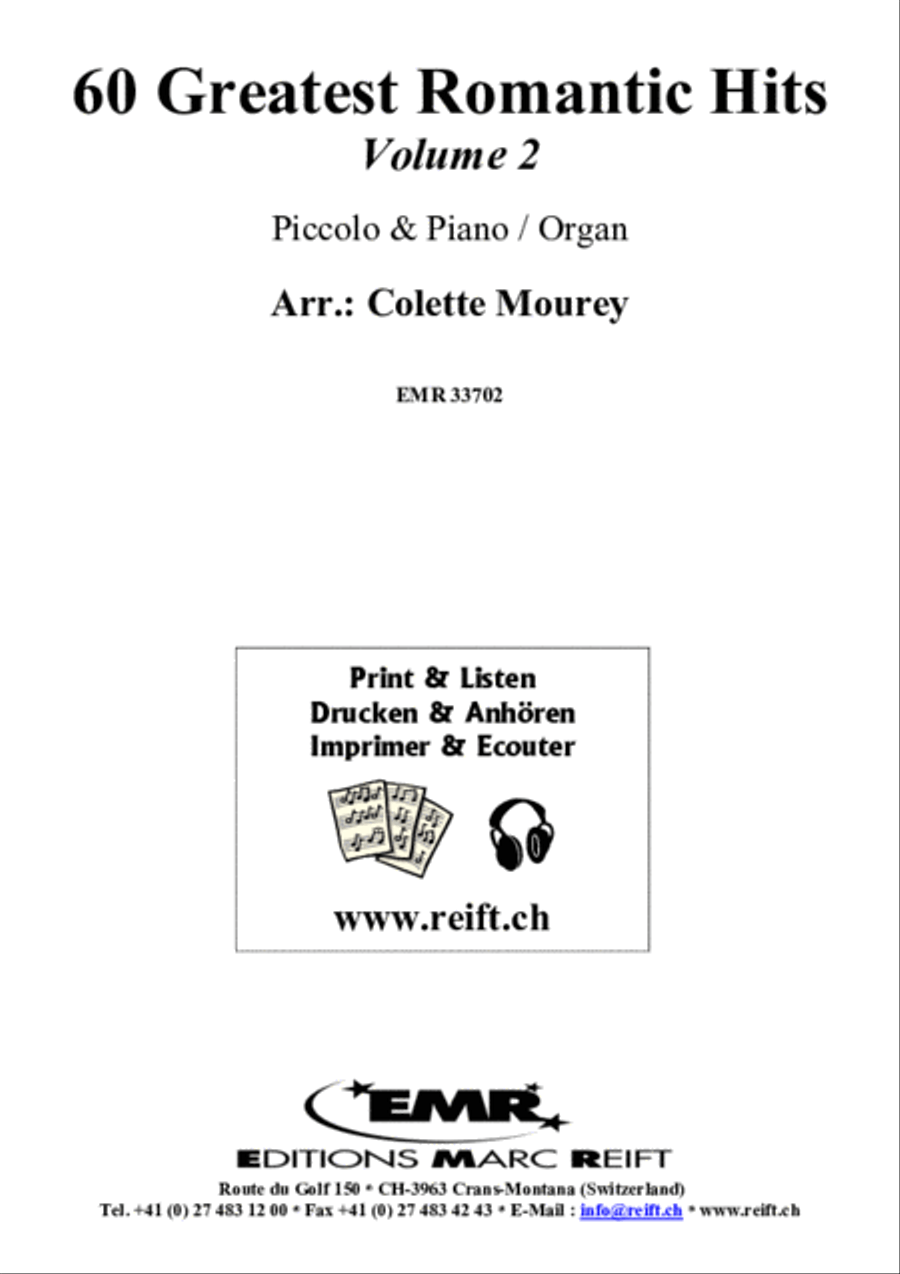 60 Greatest Romantic Hits Volume 2 Piccolo scores gallery preview page 2