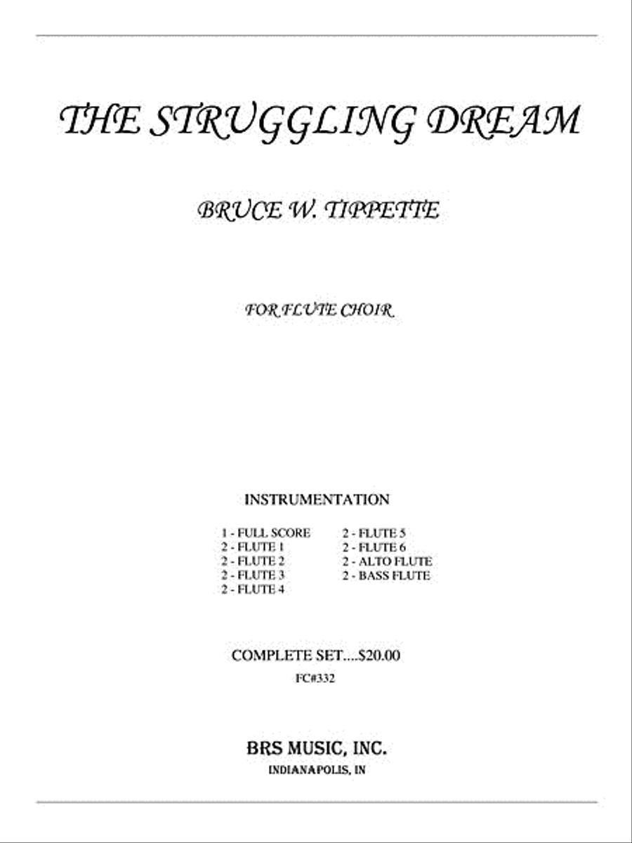 The Struggling Dream Flute Choir scores gallery preview page 1