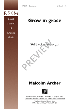 Book cover for Grow in Grace