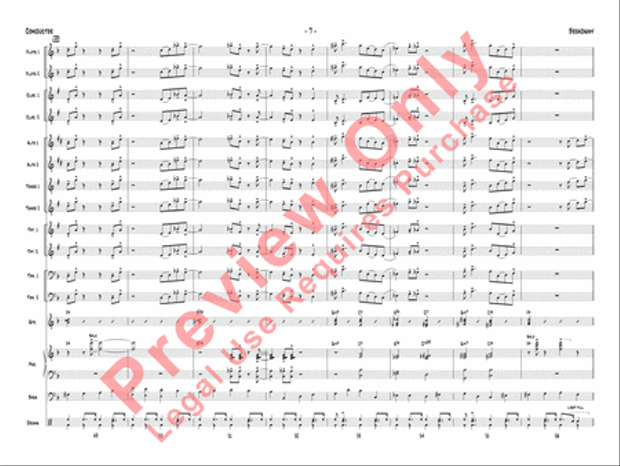 Broadway Jazz Ensemble scores gallery preview page 10