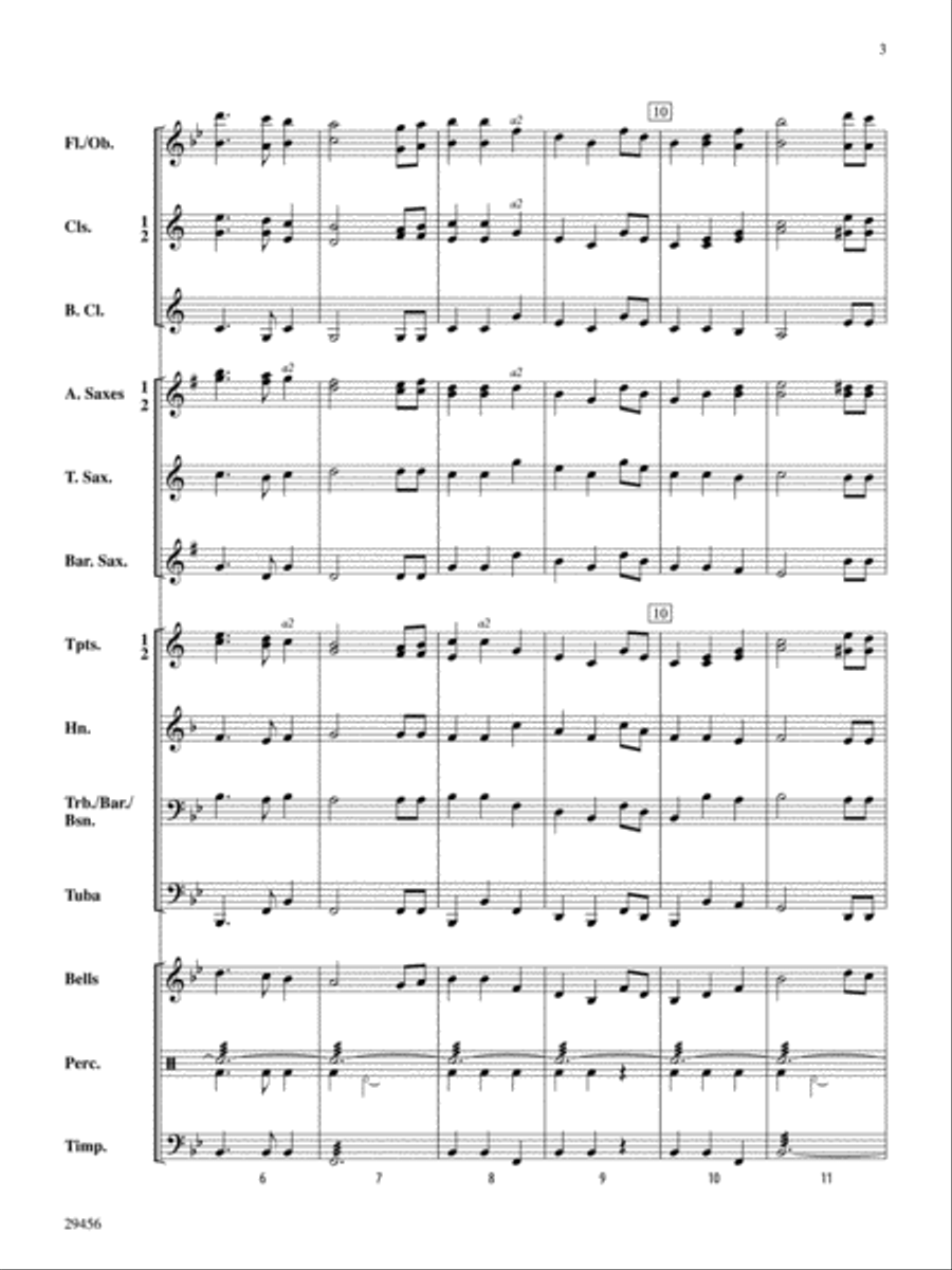 The Star-Spangled Banner The Star-Spangled Banner Concert Band scores gallery preview page 3
