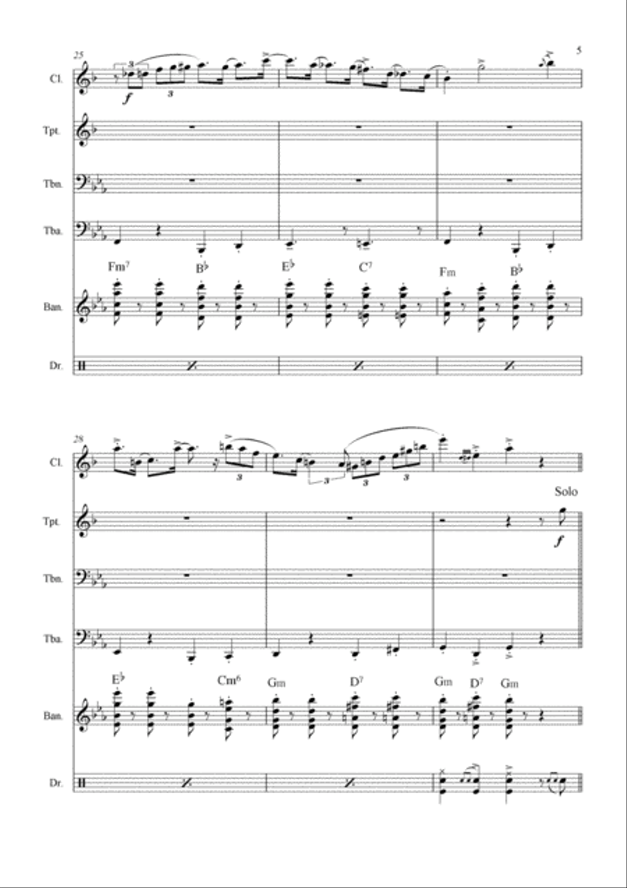 God Save the Tsar! God Save the Tsar! Small Ensemble scores gallery preview page 5