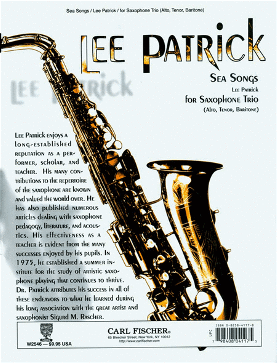 Sea Songs Tenor Saxophone scores gallery preview page 1
