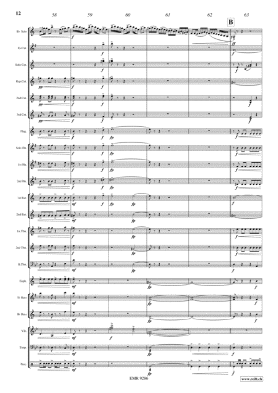 Fantasia del Tango Brass Band scores gallery preview page 12