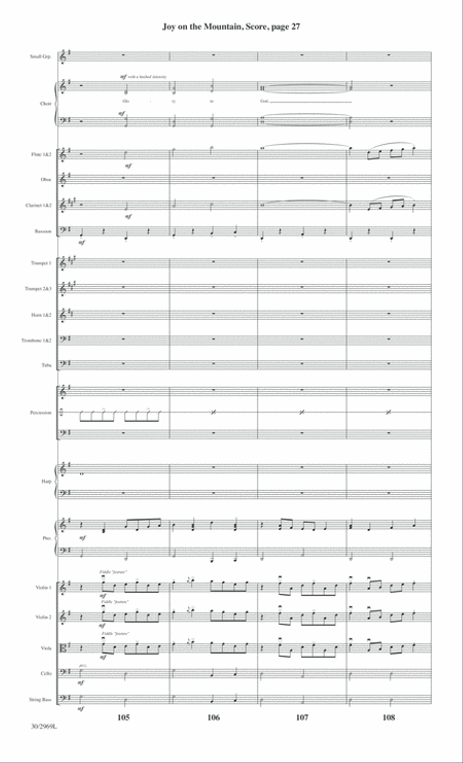 The Heart of Christmas - Full Score Choir scores gallery preview page 156