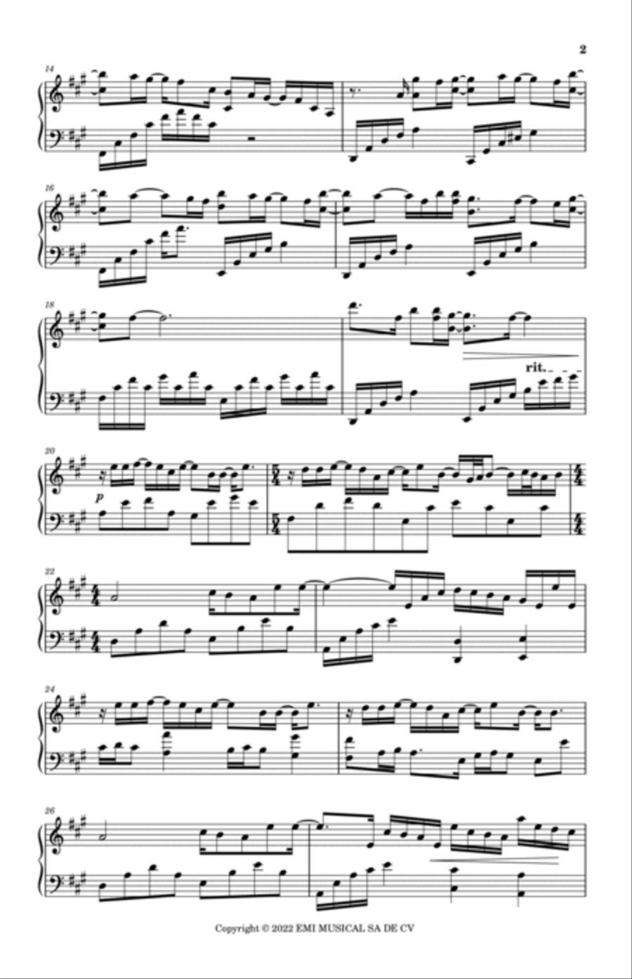 Me Cuesta Tanto Olivdarte Part scores gallery preview page 2