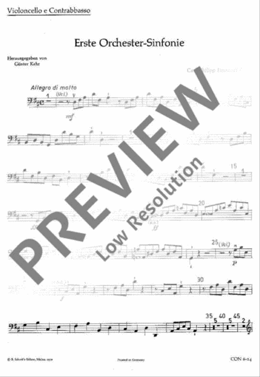 Symphony No. 1 Symphony No. 1 Double Bass scores gallery preview page 2