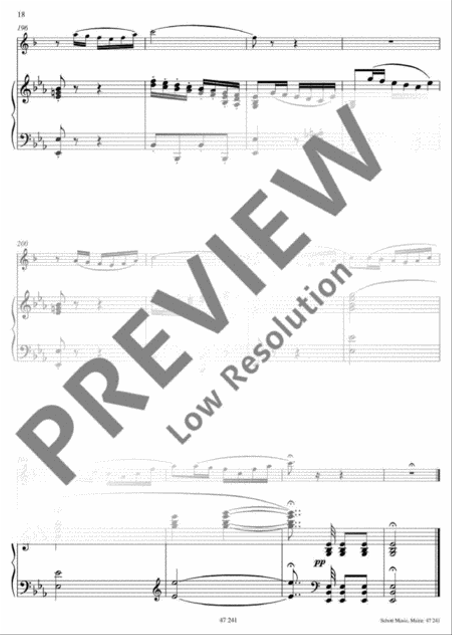 Romance Eb major Romance Eb major Clarinet scores gallery preview page 19