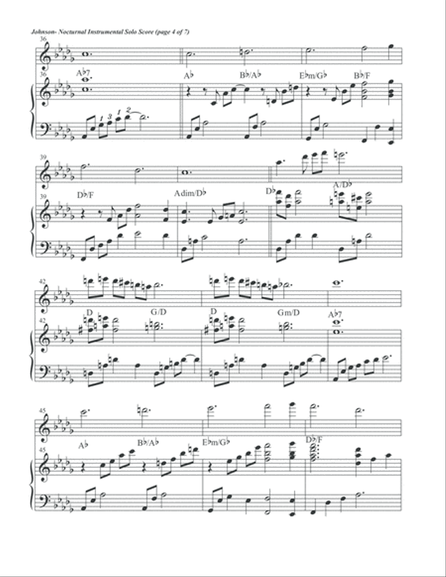 Nocturnal Inst. Solo Score image number null