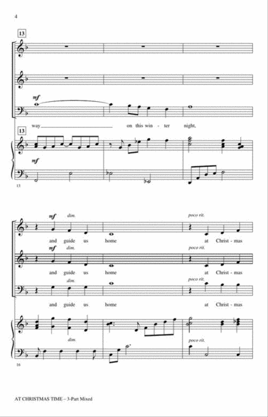 At Christmas Time At Christmas Time 3-Part scores gallery preview page 5