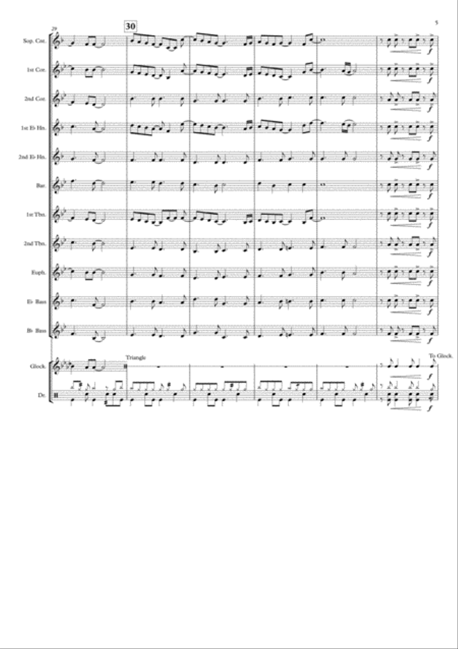 Firm Foundation (Brass Band Version) Brass Band scores gallery preview page 5
