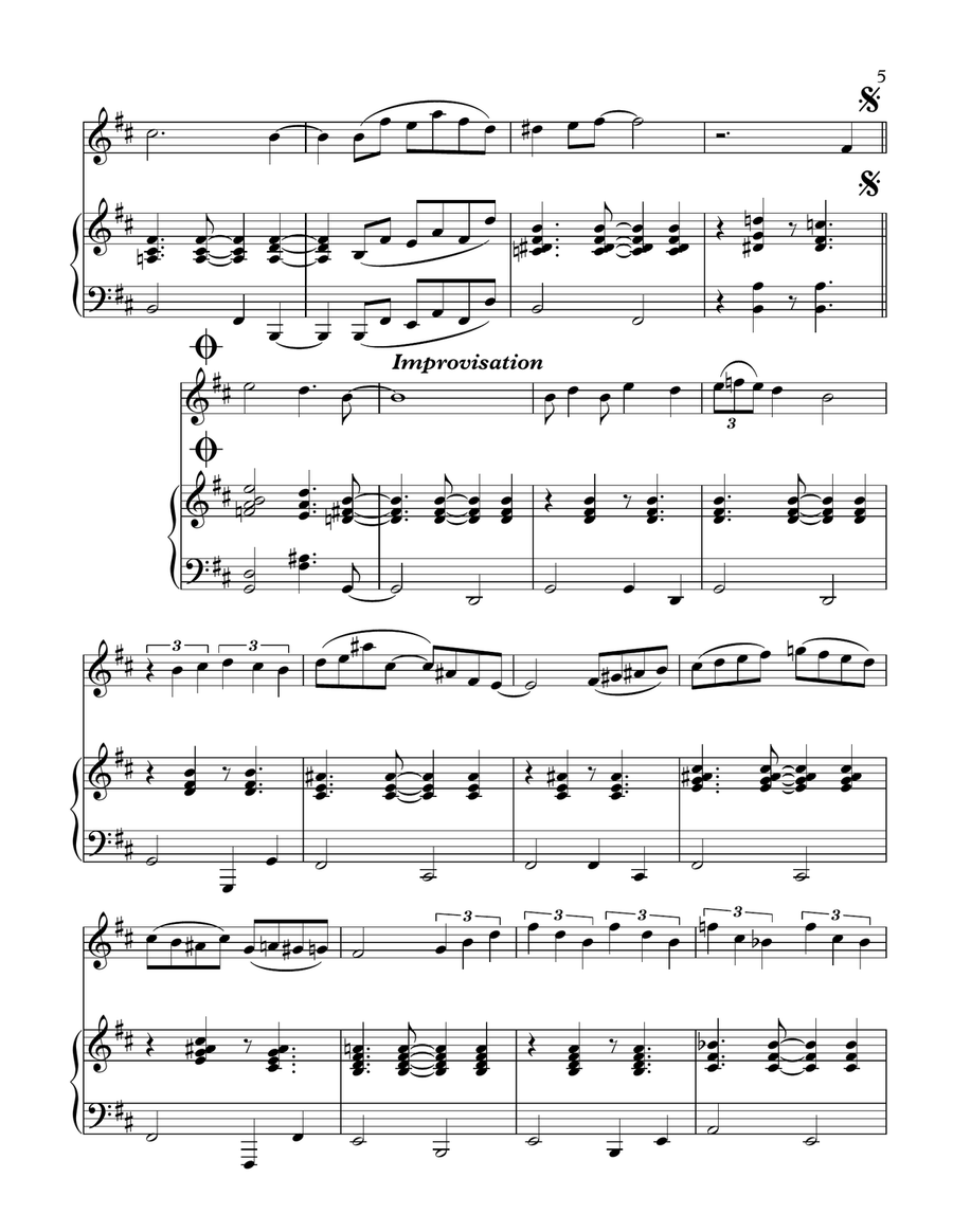 Spain Flute Solo scores gallery preview page 6