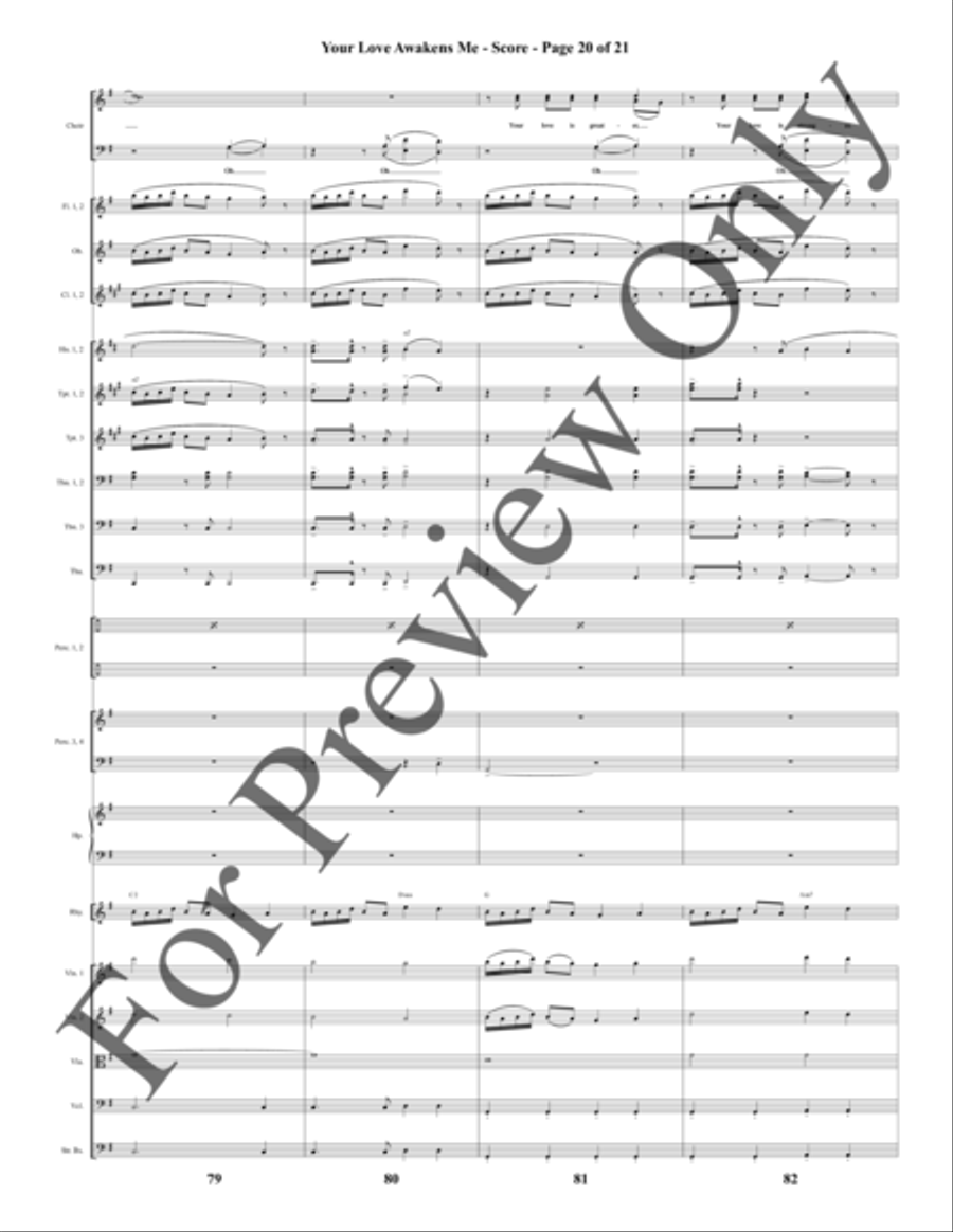 Road to Calvary - Orchestration by Daniel Semsen Choir - Sheet Music page 21
