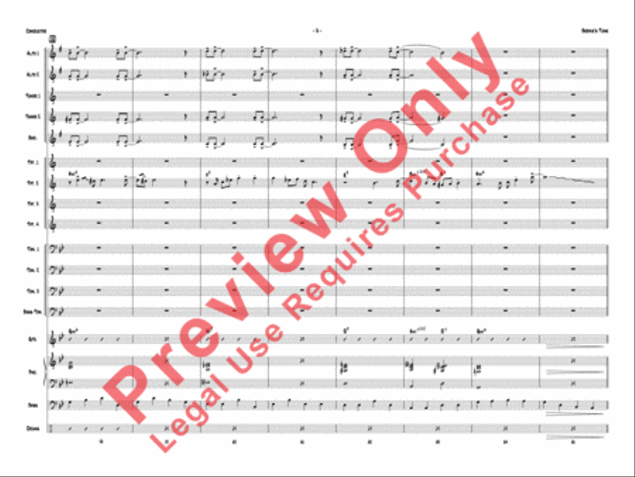 Bernie's Tune Jazz Ensemble scores gallery preview page 11