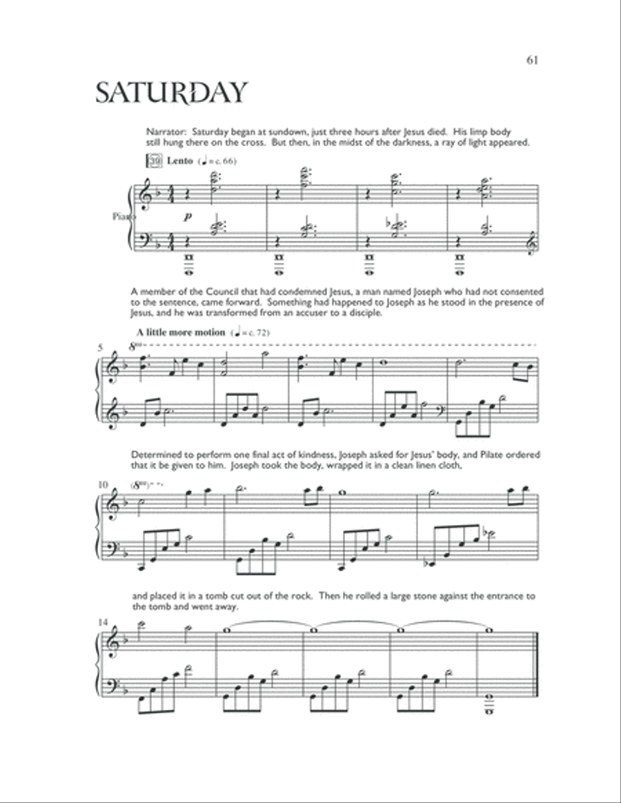 The Seven Last Days 4-Part scores gallery preview page 65