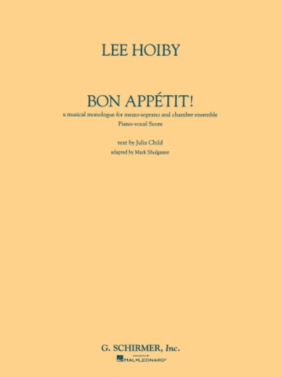 Bon Appétit Bon Appétit Mezzo-Soprano Voice scores gallery preview page 1