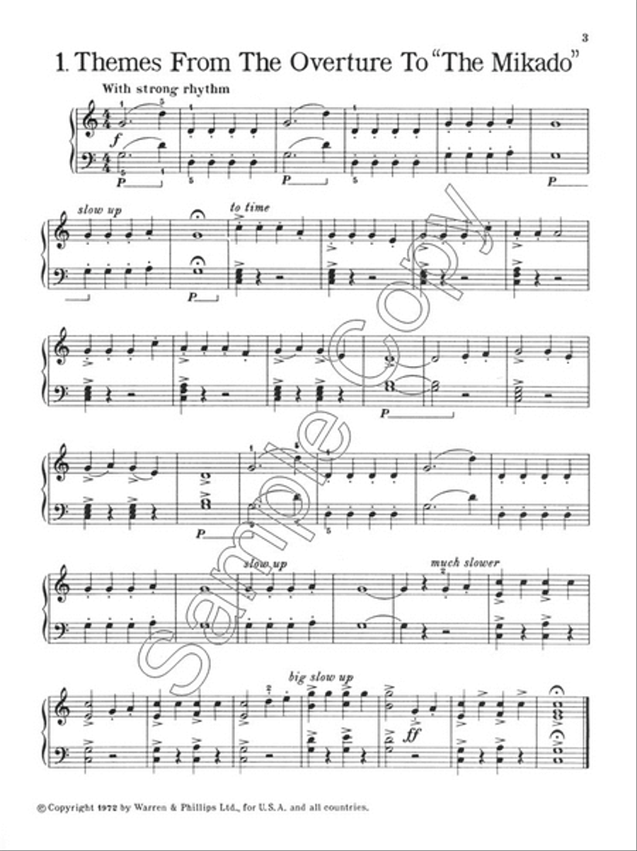 Simply Sullivan Piano Solo scores gallery preview page 2