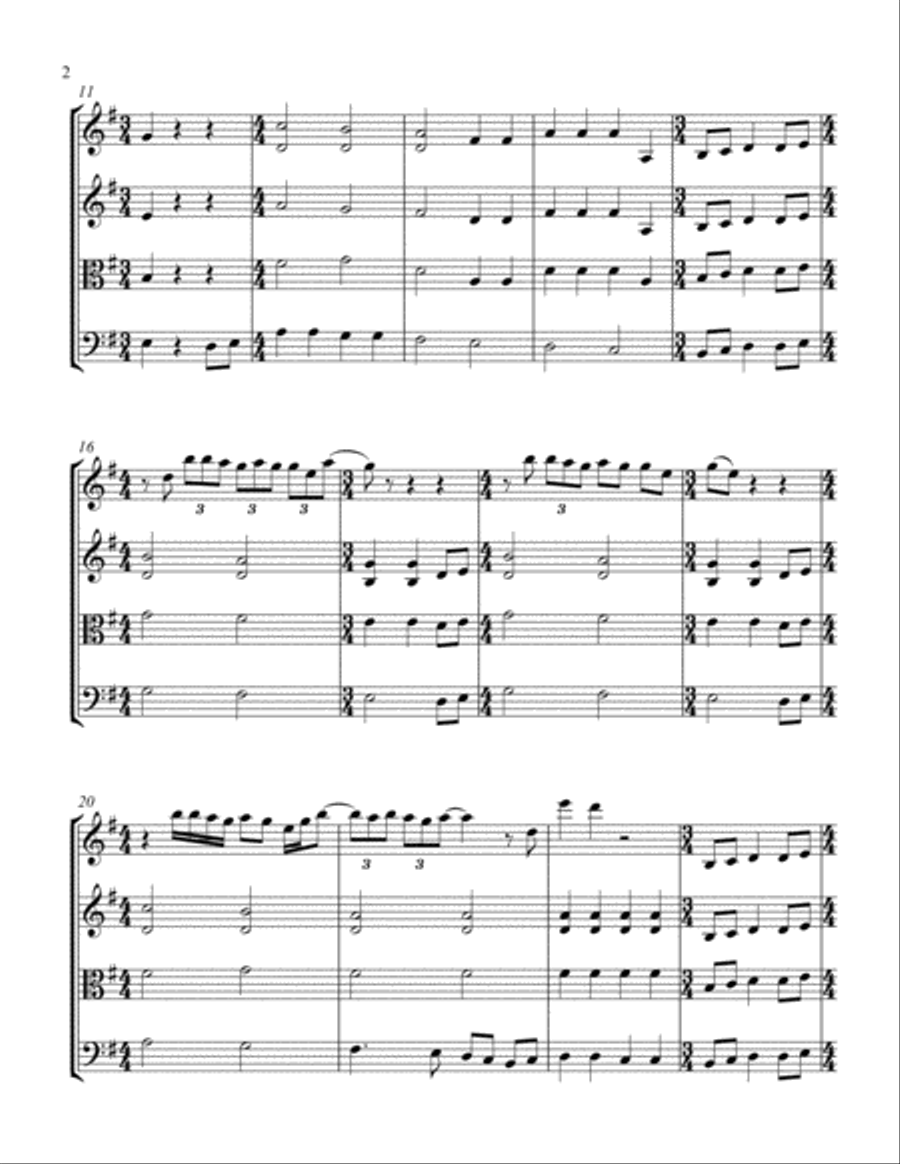 All You Need Is Love All You Need Is Love String Quartet scores gallery preview page 2