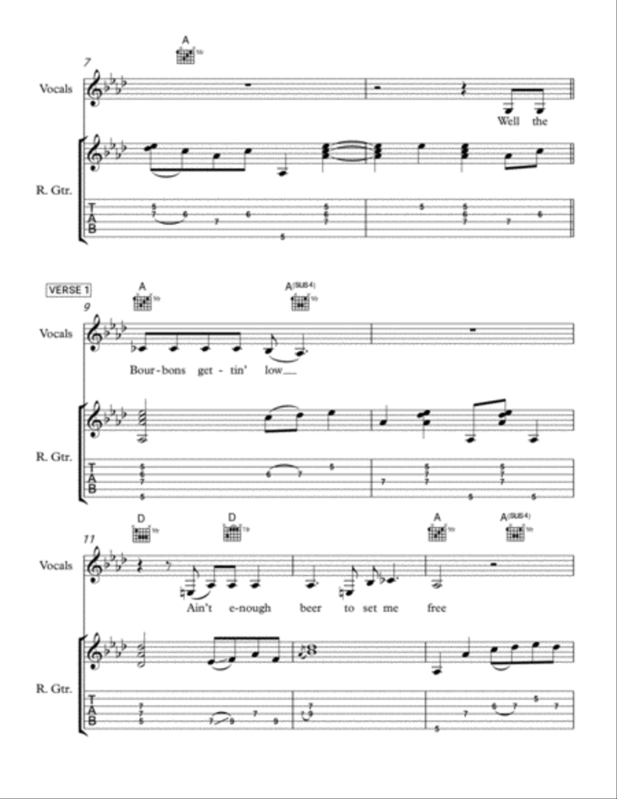 Angel of Destiny Electric Guitar scores gallery preview page 2