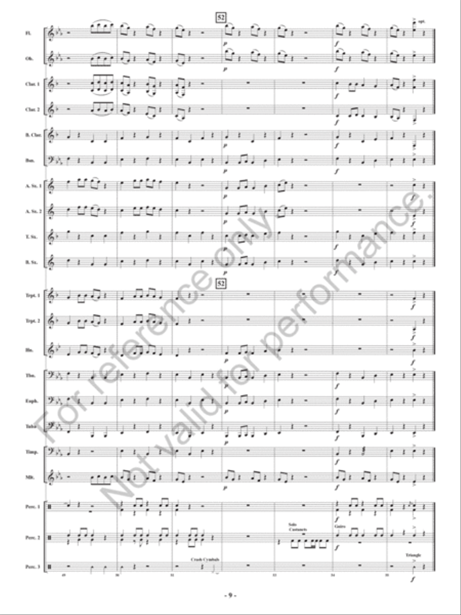 Axolotl Dance Axolotl Dance Concert Band scores gallery preview page 10