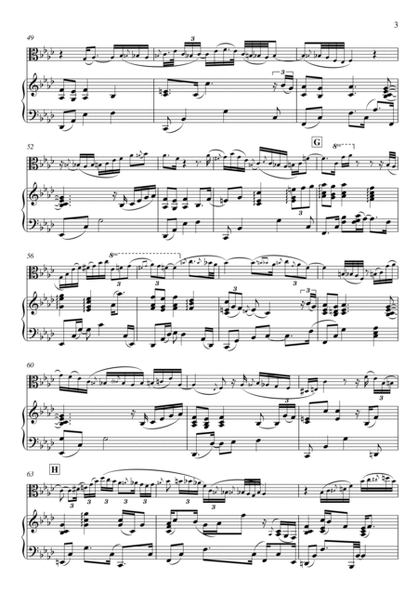 Menuet II from Cello suite No.1 (viola & piano) image number null