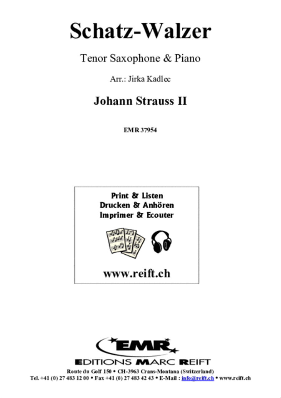 Schatz-Walzer Tenor Saxophone scores gallery preview page 2