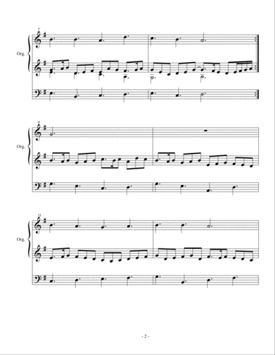 Come, Thou Precious Ransom, Come/Jesus Sinners Doth Receive Organ Solo scores gallery preview page 2