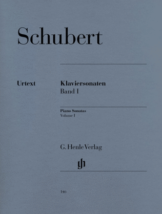 Book cover for Schubert - Sonatas Book 1 Piano Urtext
