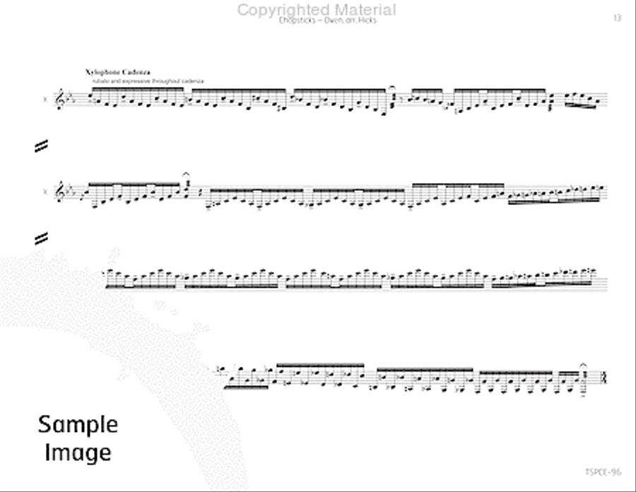 Chopsticks Percussion Ensemble scores gallery preview page 18