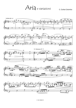 Aria e variazioni per Pianoforte