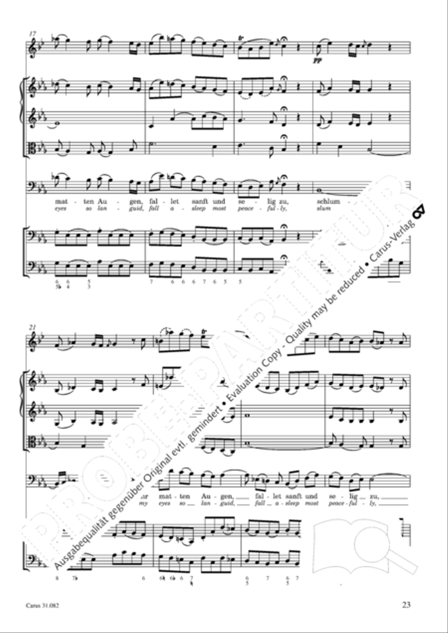 I have enough (Ich habe genung) Mezzo-Soprano Voice scores gallery preview page 24