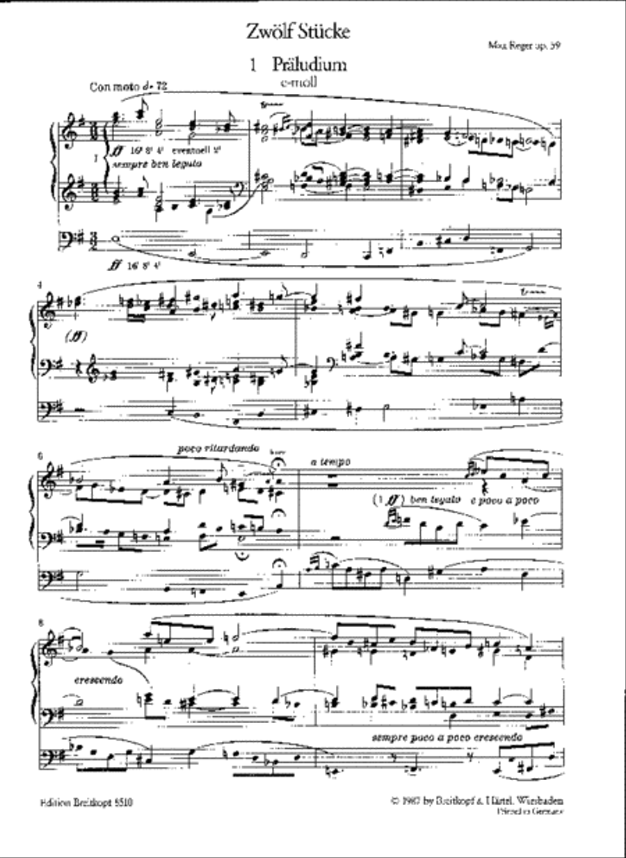 12 Pieces Op. 59 12 Pieces Op. 59 Organ scores gallery preview page 2