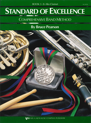 Book cover for Standard of Excellence Book 3, Alto Clarinet